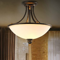 MAX 60W Modern/Contemporary Mini Style Electroplated Metal Chandeliers Living Room / Bedroom / Dining Room / Study Room/Office