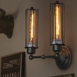 E27 33*25CM 10-15㎡Loft American Country Retro Iron Wall Lamp Art Industry Led Lights