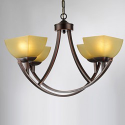 Chandeliers 4 Lights Traditional/Classic / Vintage Living Room / Bedroom / Study Room/Office Metal