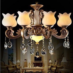 European Crystal Pendant lamp And luxurious living Room lamp