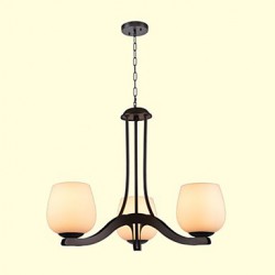 5 Traditional/Classic / Retro Mini Style Painting Metal Chandeliers Living Room / Bedroom / Dining Room