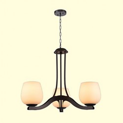 5 Traditional/Classic / Retro Mini Style Painting Metal Chandeliers Living Room / Bedroom / Dining Room