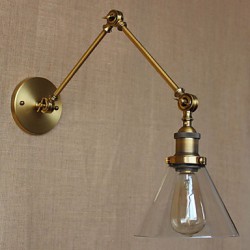 40W 110-240V Retro Vintage Store Exclusively Designed Modern Bronze Church Lobby Decorated Bedroom Wall Lamp