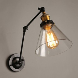 E27 220V 18.5*21CM 5-8㎡ Creative Rural Loft Retro Titan Section Double Wall Lamp Light LED