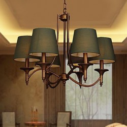 40W Modern/Contemporary / Traditional/Classic / Rustic/Lodge / Vintage / Country Antique Brass Metal Chandeliers / Pendant LightsLiving