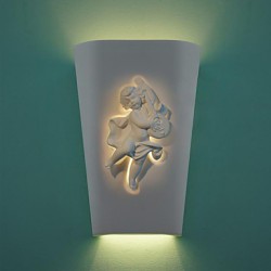 E27 220V 14*31CM 10-15㎡ Creative Rural Creative Mediterranean Wall Lamp European-Style Cupid Wall Lamp Light LED