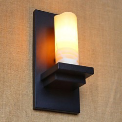 40W Cylindrical American Country Style Living Room Pastoral Aisle Warehouse Industry Bedside Bar Decorative Wall Sconce