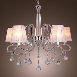 Max 40W Modern/Contemporary Crystal Electroplated Chandeliers Living Room / Study Room/Office
