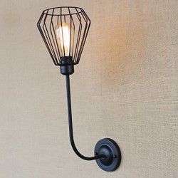 American Country Creative Iron Elbow Antique Single Head Lamp Bedside