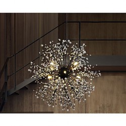 Industrial Wind Star Pendant Decorative Clothing Coffee Bar Club LED Fireworks Spark Light