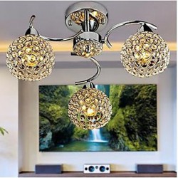 LED Dome Light of Modern Crystal Absorb Dome Light Meals Chandeliers Droplight Sitting Room