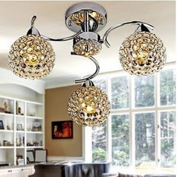 LED Dome Light of Modern Crystal Absorb Dome Light Meals Chandeliers Droplight Sitting Room