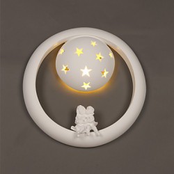 G9 220V 36*8CM 5-8㎡ Sweet Pastoral Gypsum Fun Children Room Porch Wall Lamp Led Lights