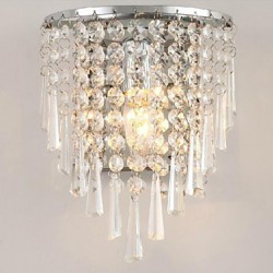3W LED Modern Fashion Crystal Wall Lamps Bed-lighting Crystal E14 Wall Lamp