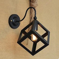 Bar Clothing Store Restaurant Stair Xuan Industrial Square Window Decorates Wall Lamp