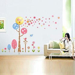 28CM Creative 3 D Wall Paper Wall Lamp Modern Night Light Can Remove The Wall Stickers Led Lights