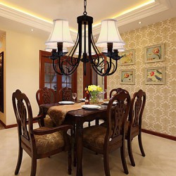 Max 60W Traditional/Classic Antique Brass Chandeliers Living Room