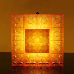 11*11*5CM Creative Blocks Frame Light Colored Cute Little Gifts Wall Lamp Belt Hook Led Lights