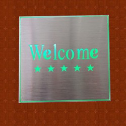 The Hotel Market Welcome Indicator Light Lamp Creative Bar Model Wall Sconces LED / Bulb Included Metal 85-265V 2W
