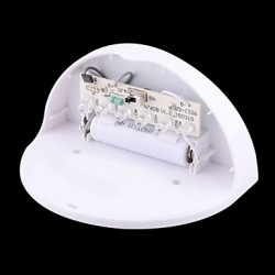 N760 B-Type Light-Control Solar Powered Waterproof IP55 Lamp - White + Black