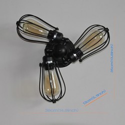 Mini Style/Bulb Included Wall Sconces , Rustic/Lodge E26/E27 Metal