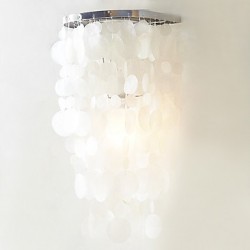 Stylish Wall Light with 1 Light in Warm White