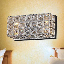 Crystal Square Wall Light In Electroplating Process 220-240V