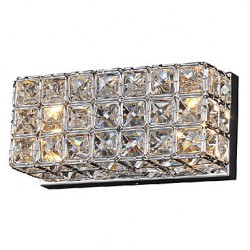 Crystal Square Wall Light In Electroplating Process 220-240V