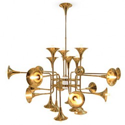 5 / Country Mini Style Electroplated Metal Chandeliers Living Room / Bedroom / Dining Room / Game Room