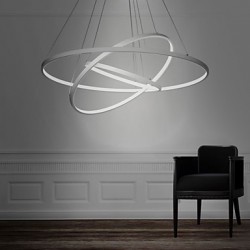 90W Pendant Light Modern Design/ LED Three Rings/ 220V~240/100~120V/Special for office,Showroom,Living Room