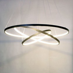 90W Pendant Light Modern Design/ LED Three Rings/ 220V~240/100~120V/Special for office,Showroom,Living Room