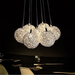 LED Pendant Light Modern 7-Light Home Furnishing Decorative Aluminum Pendant Light , Dining Room, Bedroom, Living Room