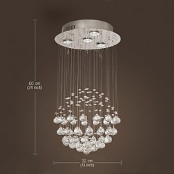 Chandelier Luxury Modern Crystal 4 Lights