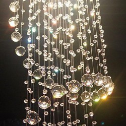 Chandelier Crystal Luxury Modern Bulb Included 4 Lights