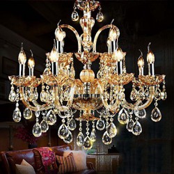 Chandeliers Crystal Modern/Contemporary/Traditional/Classic Living Room/Bedroom/Dining Room/Study Room/Office Glass