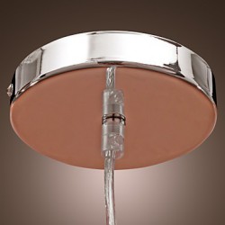 Crystal Drop Pendant Light in Cylinder Style