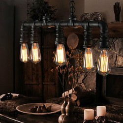 MAX 40W Traditional/Classic / Vintage / Lantern / Country / Retro Mini Style Painting Metal Pendant LightsLiving Room / Bedroom / Dining