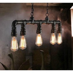 MAX 40W Traditional/Classic / Vintage / Lantern / Country / Retro Mini Style Painting Metal Pendant LightsLiving Room / Bedroom / Dining