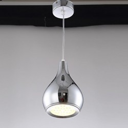 1w Modern/Contemporary / Globe LED Electroplated Metal Pendant LightsDining Room / Kitchen / Study Room/Office / Kids Room / Game Room /