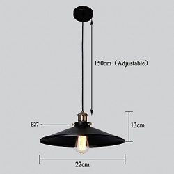 European Style Retro Classic Pendant Lights Dining Room Art Droplight Give 40w Bulb Diameter 22CM
