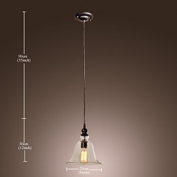 25-60W Traditional/Classic / Vintage / Bowl Mini Style Electroplated Pendant LightsLiving Room / Bedroom / Dining Room / Study