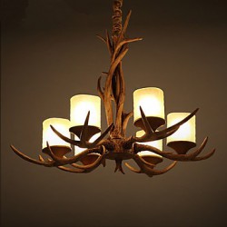 Chandeliers / Pendant Lights LED Vintage Living Room / Bedroom / Dining Room / Study Room/Office / Game Room Resin