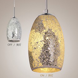 60W Traditional/Classic / / Vintage Painting Metal Pendant Lights