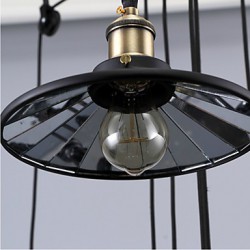 LED Pendant Lights Vintage 3 Lights ST64 Bulbs Included Up and Down system for Living Room / Bedroom