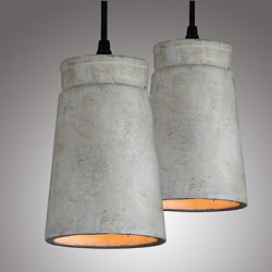 The Nordic Minimalist Retro Pendant Light Cement Vintage Lamp Restaurant Dining Room Coffee Hall Lighting Fixture