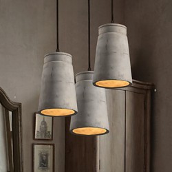The Nordic Minimalist Retro Pendant Light Cement Vintage Lamp Restaurant Dining Room Coffee Hall Lighting Fixture