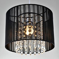 40W Modern/Contemporary Crystal / LED Chrome Metal Pendant Lights Bedroom / Dining Room