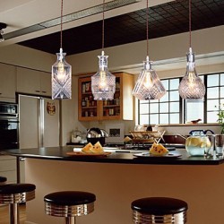 Max 40W*4 Modern/Contemporary / Traditional/Classic / Vintage / Island Bulb Included Metal Pendant Lights Dining Room