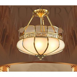 The New Classical Copper Semi Ceiling lamp Copper Aisle Porch