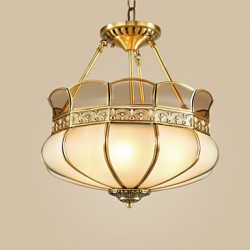 The New Classical Copper Semi Ceiling lamp Copper Aisle Porch